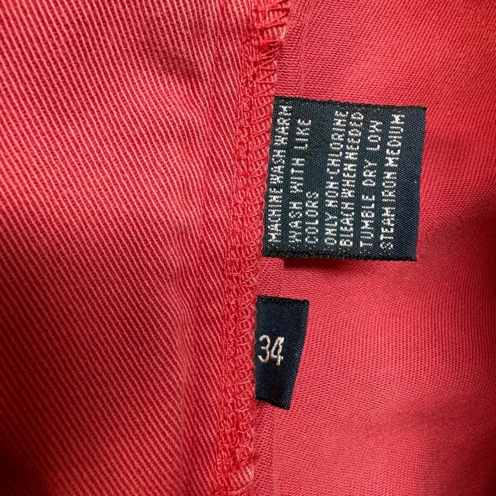 Polo Ralph Lauren‎ Tyler Short Mens 34 Pink Coral Pleated Classic Chino Cotton